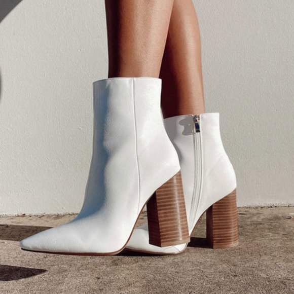 Billini Shoes - Billini Tio Boots White - New - 7